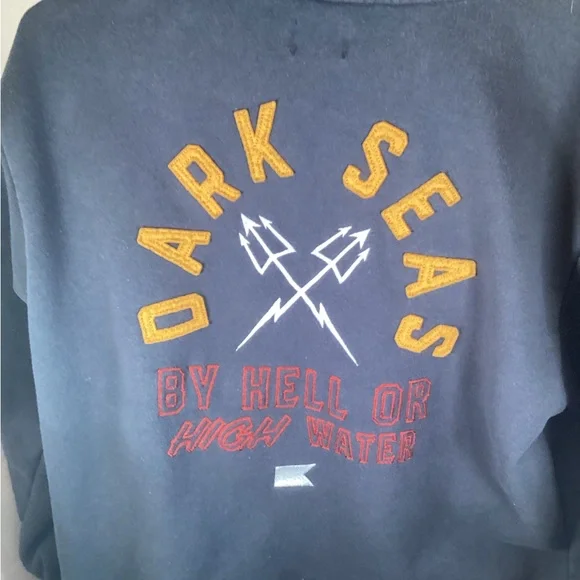 Dark Sea’s Division Men’s Navy Blue Hoodie. Size Medium - Picture 5 of 5